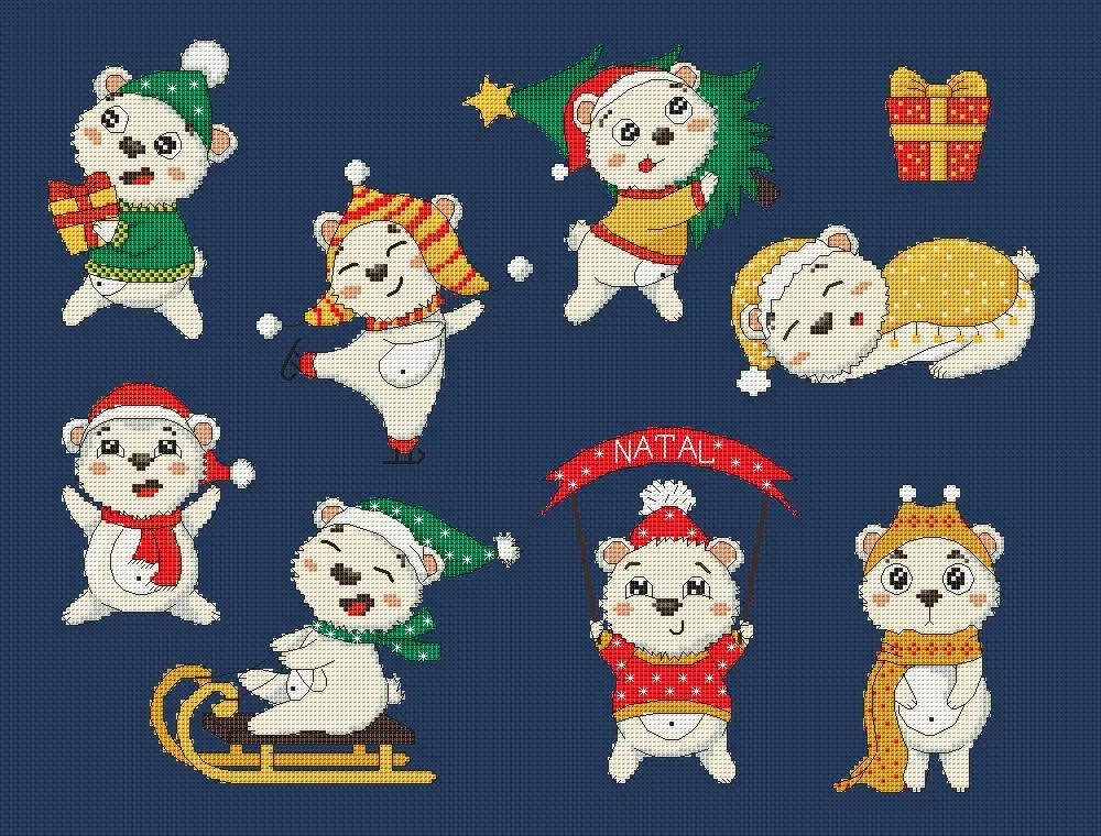 Fast-To-Finish Cross Stitch - Christmas Patterns
