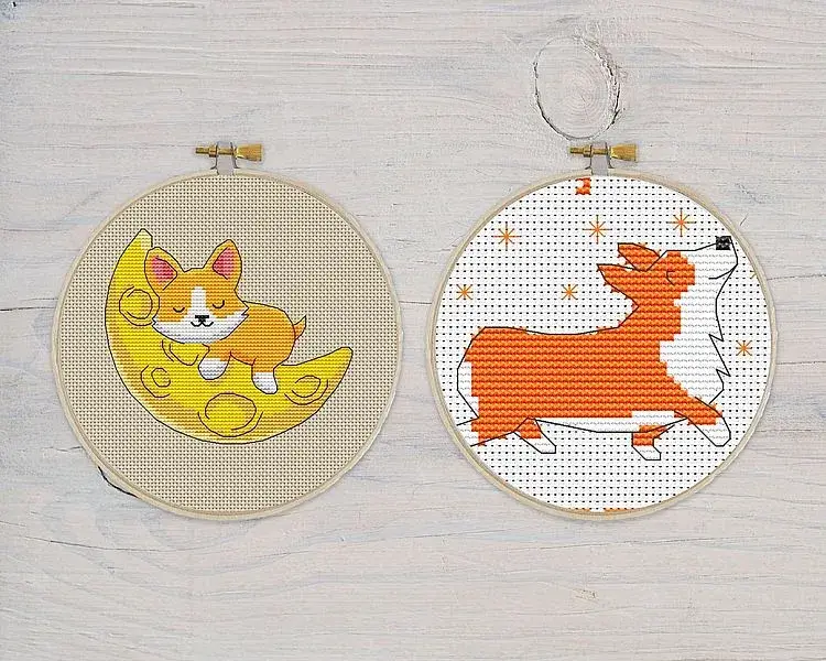 Corgi Cross Stitch Pattern - Free Counted Cross Stitch Patterns