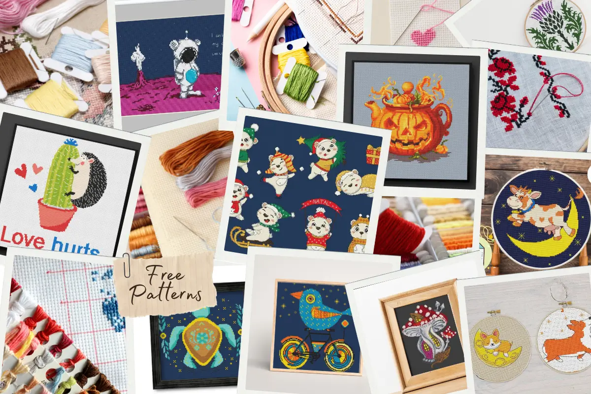 Free Cross Stitch Patterns by hooh.la