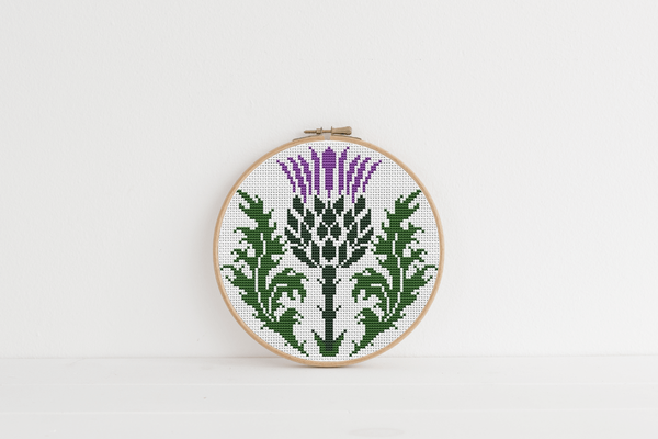 Thistle - National Flower of Scotland: Cross Stitch Pattern